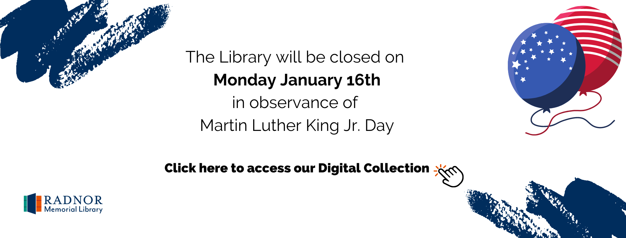 RML Closed on MLK Day